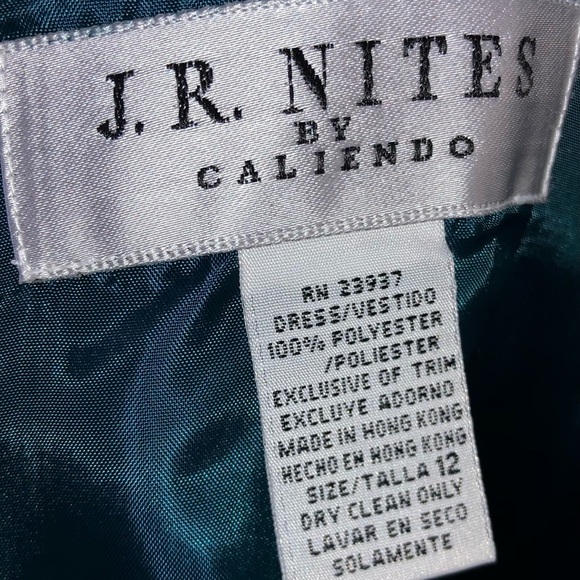 Vintage JR Nites by Caliendo Beaded Maxi Dress with Bolero - Picture 7 of 7